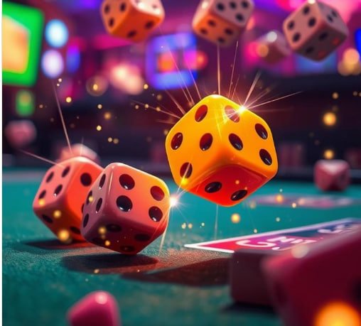B44 Slots section hero image showing casino-style slot games for Bangladesh adults